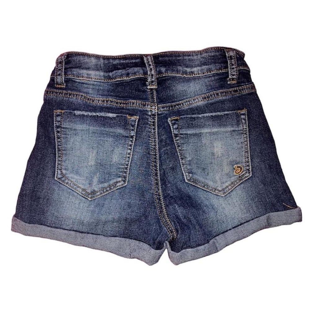 Indigo rein jean shorts dark wash denim shorts booty shorts